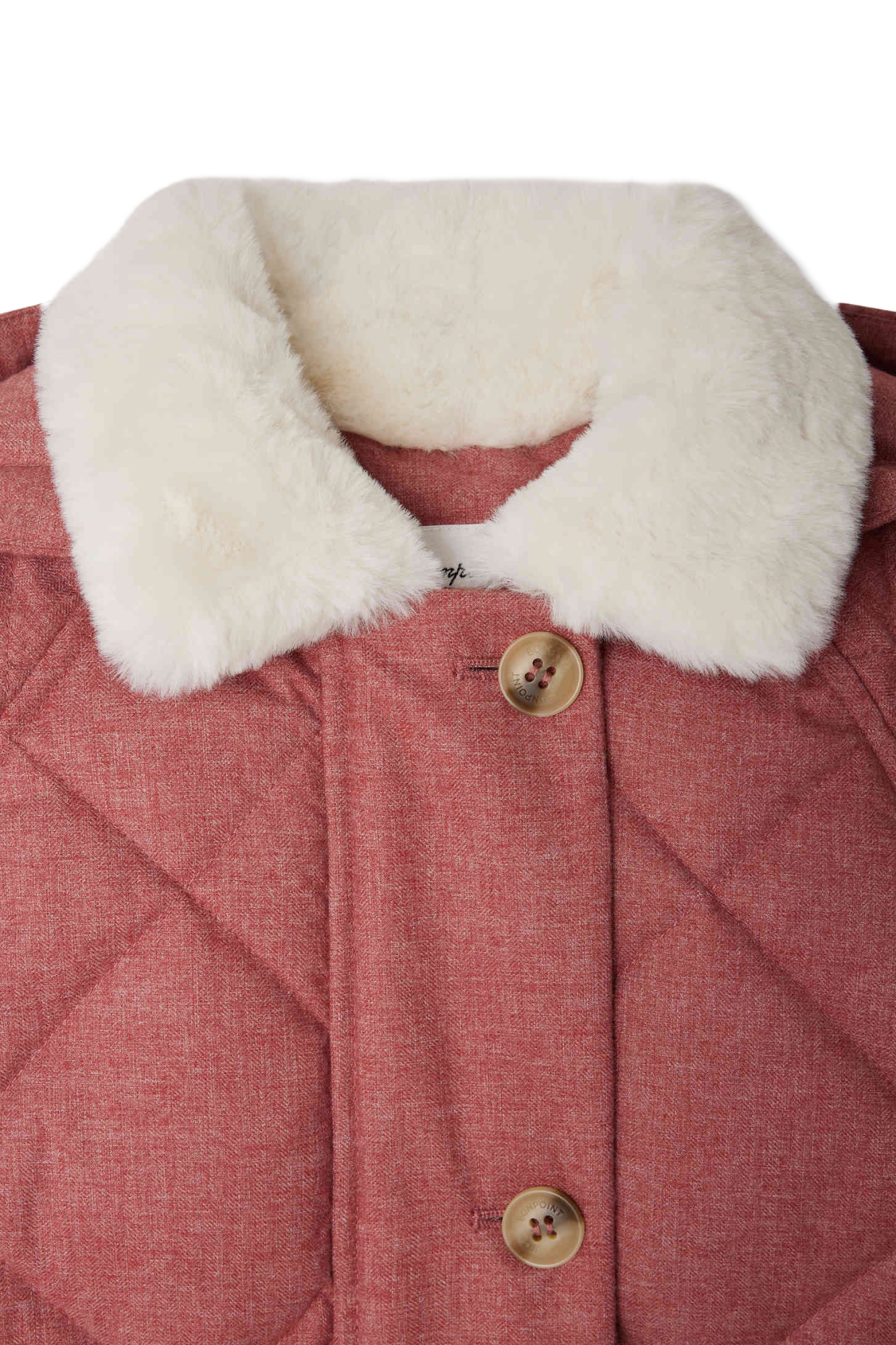 アウター Bonpoint down jacket 4y Bonno quilted and embroidered with cherries puffer jacket